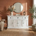 NovaSolo Halifax Buffet with 4 Doors 3 Drawers White B192