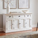 NovaSolo Halifax Buffet with 4 Doors 3 Drawers White B192