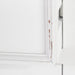 NovaSolo Halifax Accent Buffet with 4 Doors 3 Drawers In White Distress & Deep Brown B192TWD