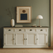 NovaSolo Halifax Contrast Buffet In Classic White & Black B194CT