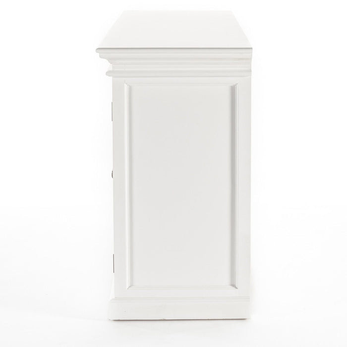 NovaSolo Halifax Buffet with 6 Glass Doors in Classic White B195