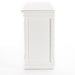NovaSolo Halifax Buffet with 6 Glass Doors in Classic White B195