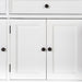 NovaSolo Provence Buffet with 4 Doors 3 Drawers in Classic White B198