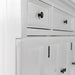 NovaSolo Provence Buffet with 4 Doors 3 Drawers in Classic White B198