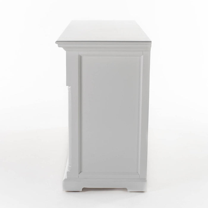 NovaSolo Provence Buffet with 4 Doors 3 Drawers in Classic White B198