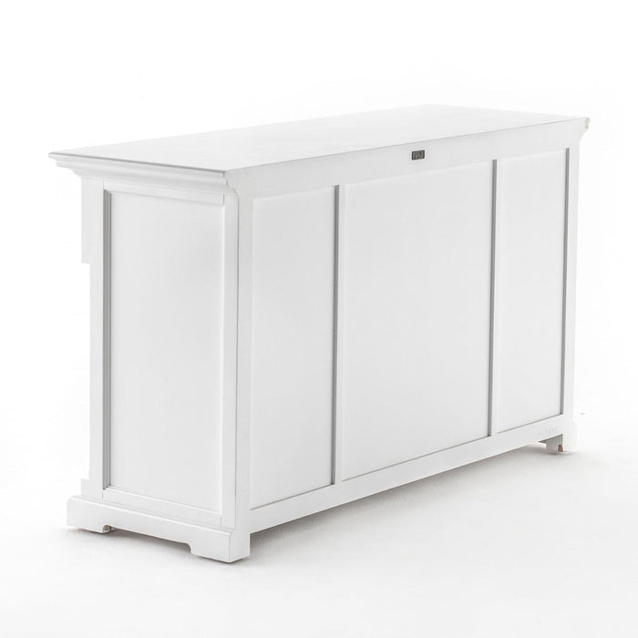 NovaSolo Provence Buffet with 4 Doors 3 Drawers in Classic White B198