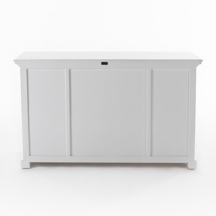 NovaSolo Provence Buffet with 4 Doors 3 Drawers in Classic White B198