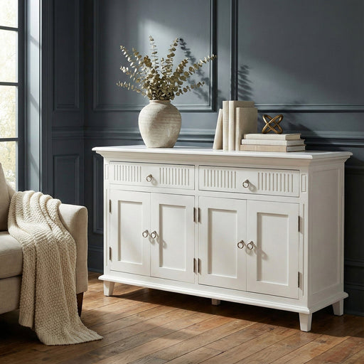 NovaSolo Skansen Buffet with 4 Doors in Classic White B199