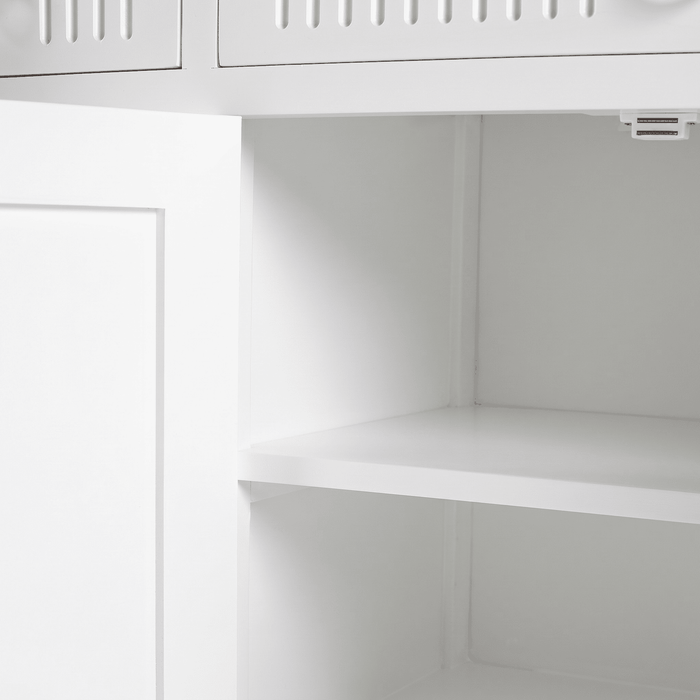 NovaSolo Skansen Buffet with 5 Doors in Classic White B200