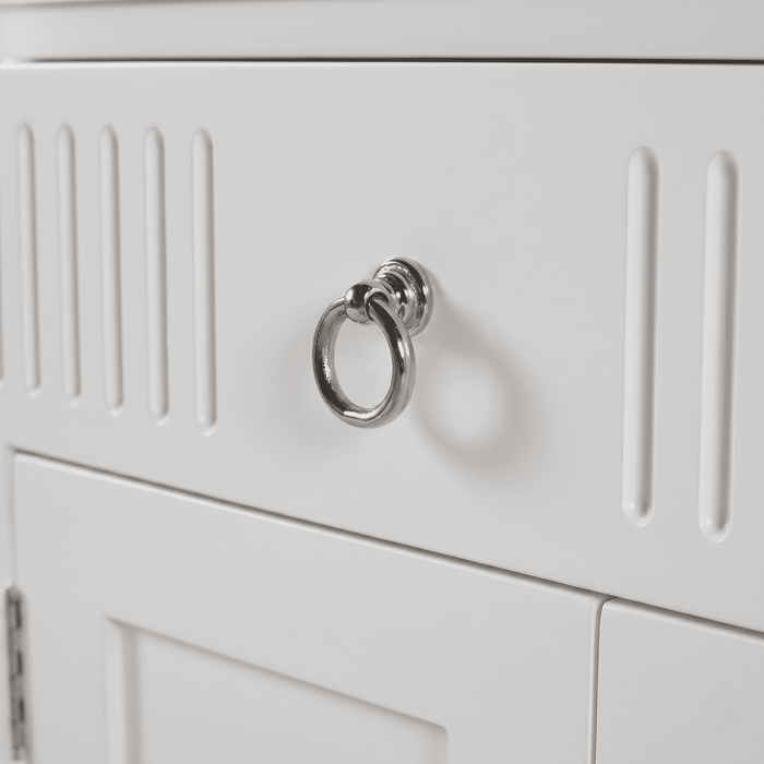 NovaSolo Skansen Buffet with 4 Doors 3 Drawers in Classic White B201