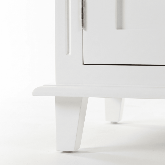 NovaSolo Skansen Buffet with 4 Doors 3 Drawers in Classic White B201