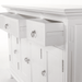 NovaSolo Skansen Buffet with 4 Doors 3 Drawers in Classic White B201