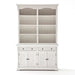 NovaSolo Provence Cabinet with Hutch White BCA595