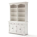NovaSolo Provence Cabinet with Hutch White BCA595