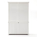 NovaSolo Provence Cabinet with Hutch White BCA595