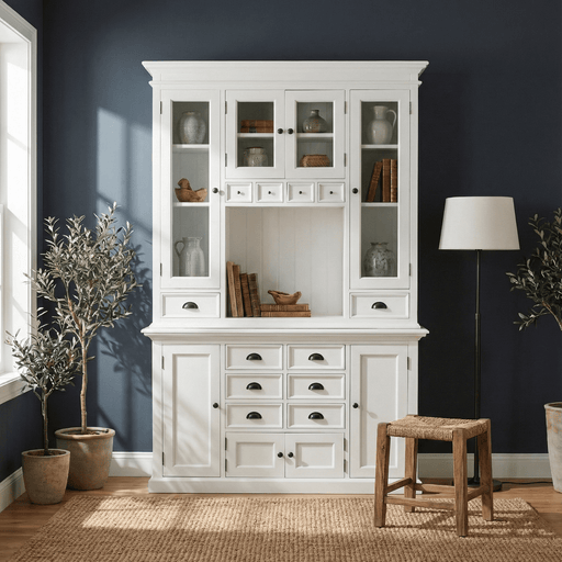 NovaSolo Halifax Kitchen Hutch Unit White BCA597