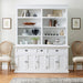 NovaSolo Halifax Hutch Bookcase 5 Doors 3 Drawers White BCA606