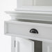 NovaSolo Halifax Buffet Hutch Unit with 2 Adjustable Shelves White BCA607