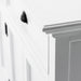 NovaSolo Halifax Buffet Hutch Unit with 6 Shelves White BCA608