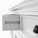 NovaSolo Halifax Buffet Hutch Unit with 6 Shelves White BCA608
