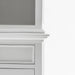 NovaSolo Halifax Buffet Hutch Unit with 8 Shelves White BCA609