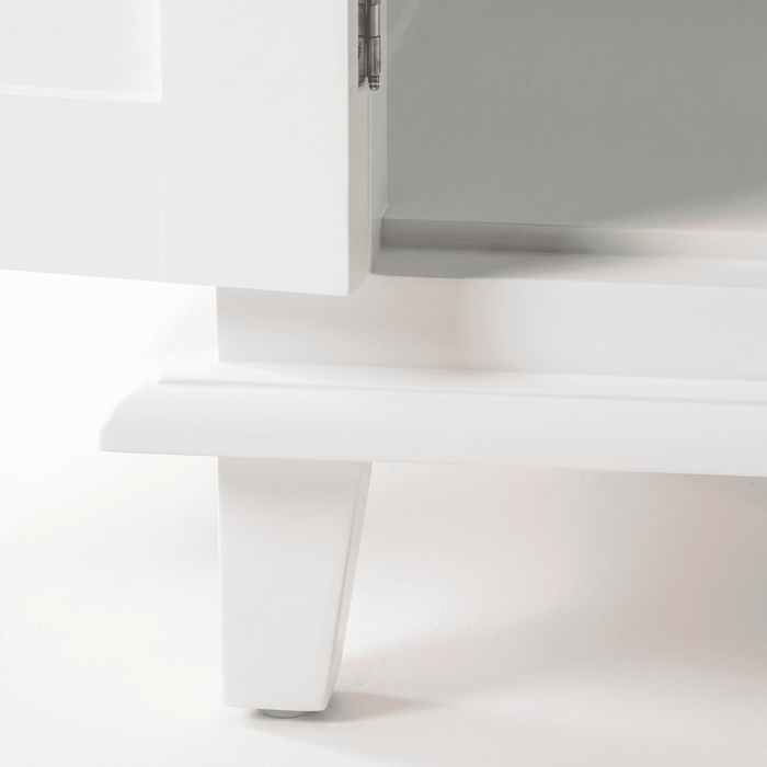 NovaSolo Skansen Hutch Bookcase Unit in Classic White BCA613