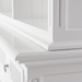 NovaSolo Skansen Hutch Bookcase Unit in Classic White BCA613