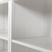 NovaSolo Skansen Hutch Bookcase Unit in Classic White BCA613