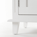 NovaSolo Skansen Kitchen Hutch Cabinet with 5 Doors 3 Drawers in Classic White BCA614