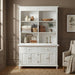 NovaSolo Skansen Hutch Unit with 6 Shelves in Classic White BCA615