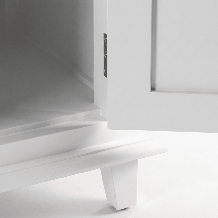 NovaSolo Skansen Hutch Unit with 6 Shelves in Classic White BCA615