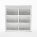 NovaSolo Skansen Hutch Unit with 6 Shelves in Classic White BCA615