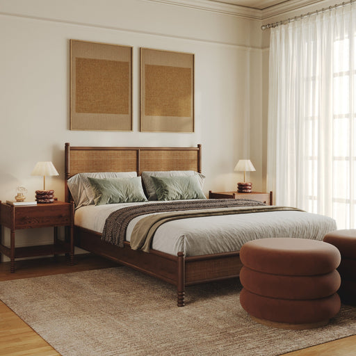 Union Home Molly Cane Queen Bed BDM00323