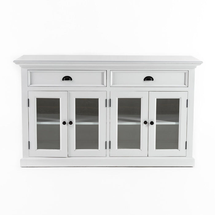 NovaSolo Halifax Classic Buffet with Glass Doors White BG127