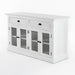 NovaSolo Halifax Classic Buffet with Glass Doors White BG127