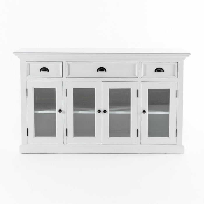 NovaSolo Halifax Classic Buffet with 4 Glass Doors 3 Drawers BG192