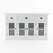 NovaSolo Halifax Classic Buffet with 4 Glass Doors 3 Drawers BG192