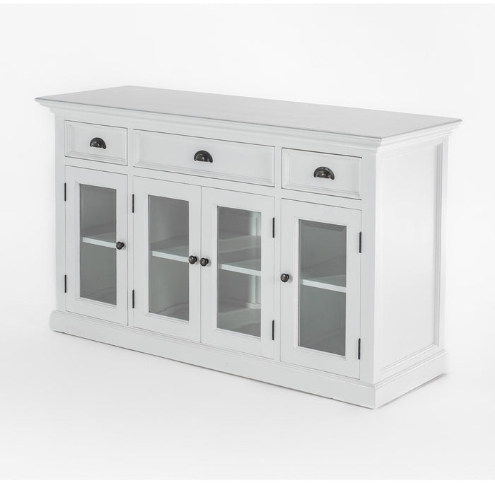 NovaSolo Halifax Classic Buffet with 4 Glass Doors 3 Drawers BG192