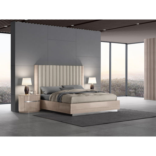 Whiteline Modern Living Waves Queen Bed