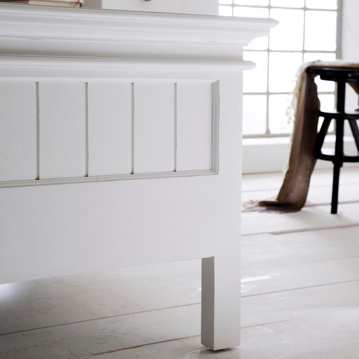 NovaSolo Halifax King Size Bed White BKU001