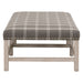 Essentials For Living Stitch & Hand - Dining & Bedroom Blakely Upholstered Coffee Table 6704.WSMK/NGB-GLD