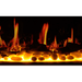 Litedeer Homes Latitude II 58" Smart Electric Fireplace with App Driftwood Log & River Rock - Black