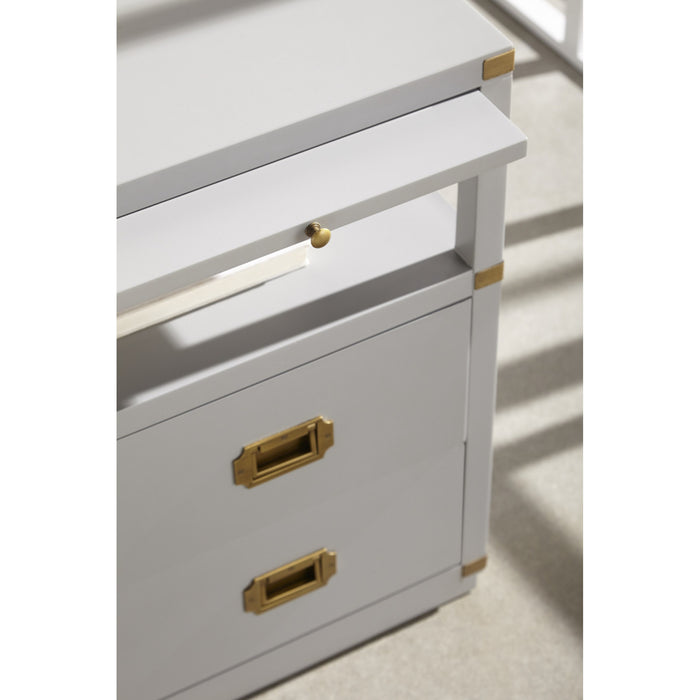 Essentials For Living Traditions Bradley 2-Drawer Nightstand 6131.DGR/BGLD