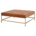 Essentials For Living Stitch & Hand - Dining & Bedroom Brule Upholstered Coffee Table 6702.WHBRN-BBRS