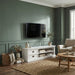 NovaSolo Halifax Large TV Stand Entertainment Center Two-tone CA592-180