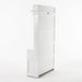 NovaSolo Halifax Entryway Coat Rack & Bench Unit with Basket White CA593