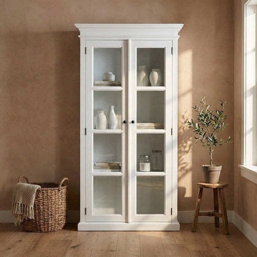 NovaSolo Halifax Double Vitrine White CA595