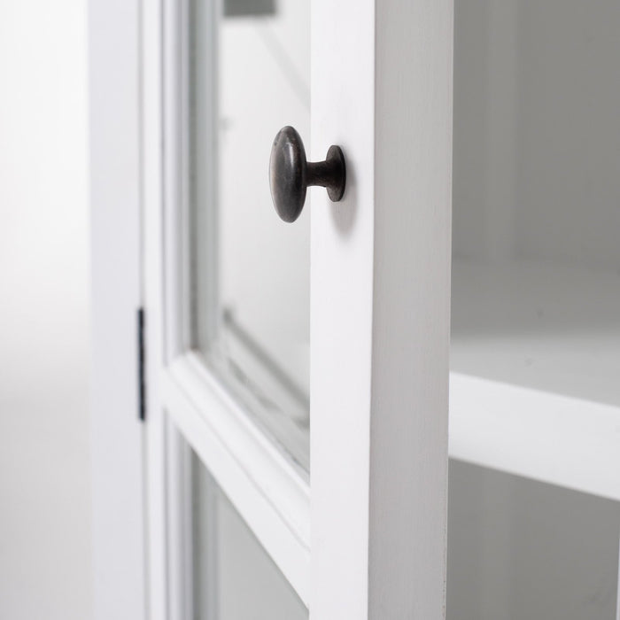 NovaSolo Halifax Double Vitrine White CA595
