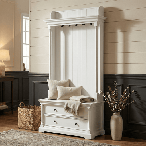NovaSolo Provence Hall Tree White CA605