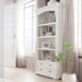 NovaSolo Provence Bookcase in Classic White Finish CA607